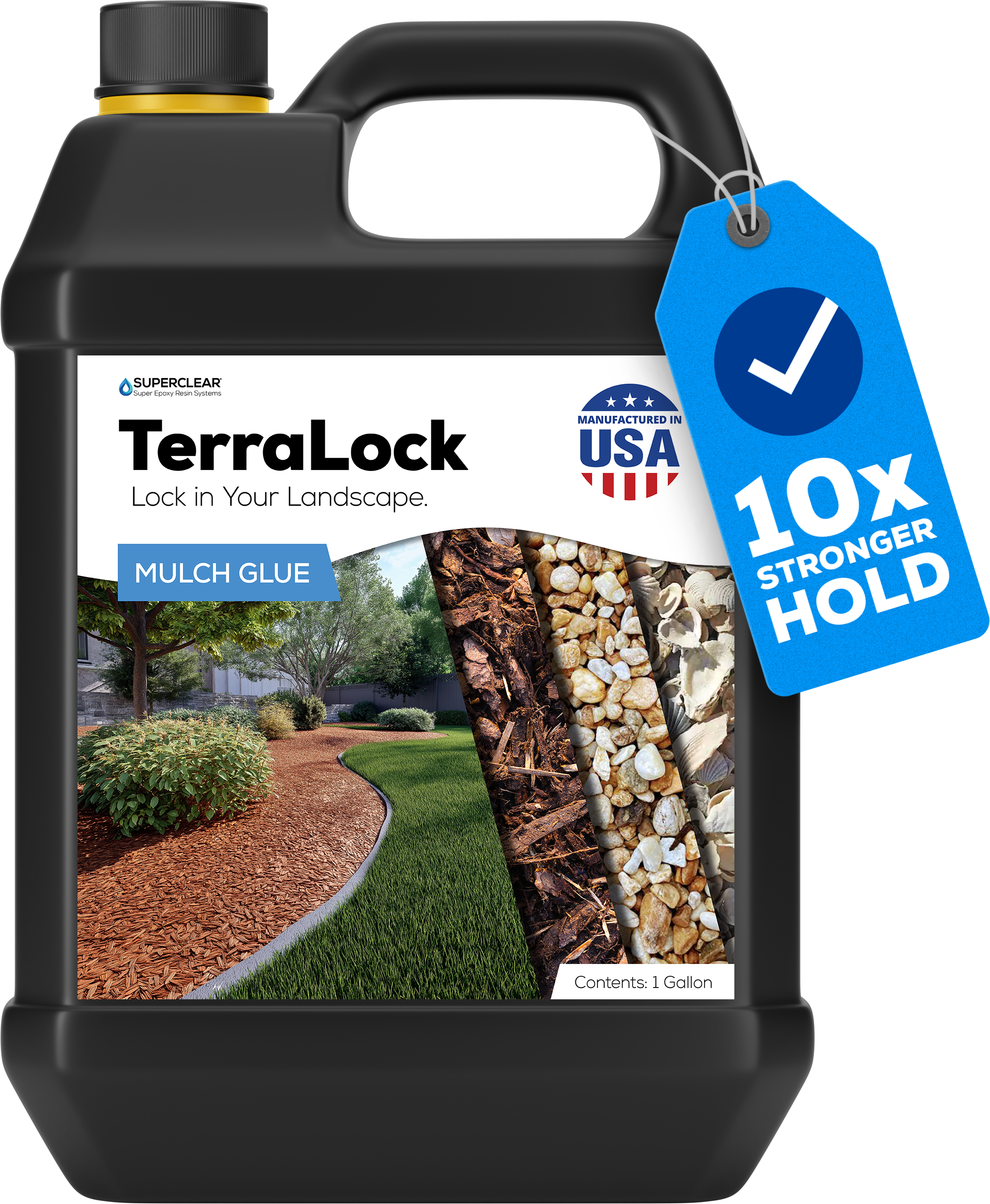 Superclear TerraLock Mulch Glue