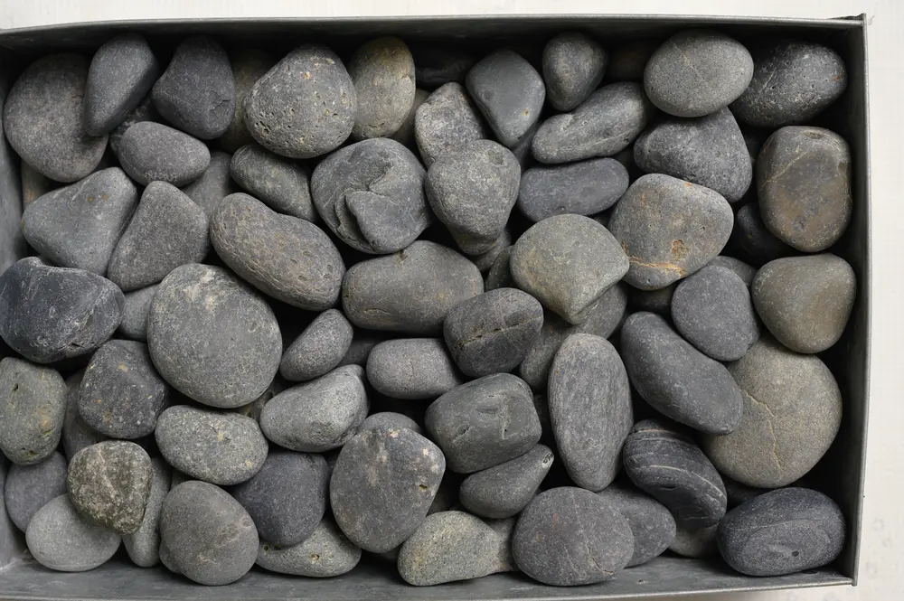Black Beach Pebbles