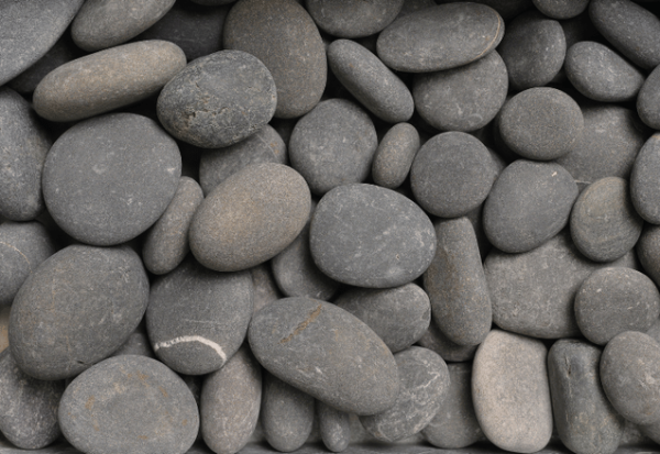 Black Beach Pebbles